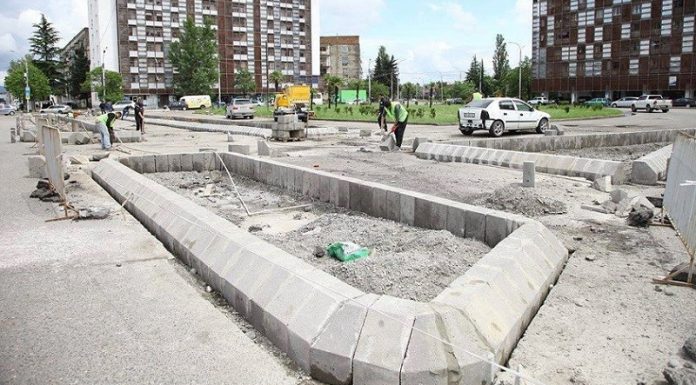 ქუთაისში სიჩქარის მარეგულირებელი კუნძულები კეთდება