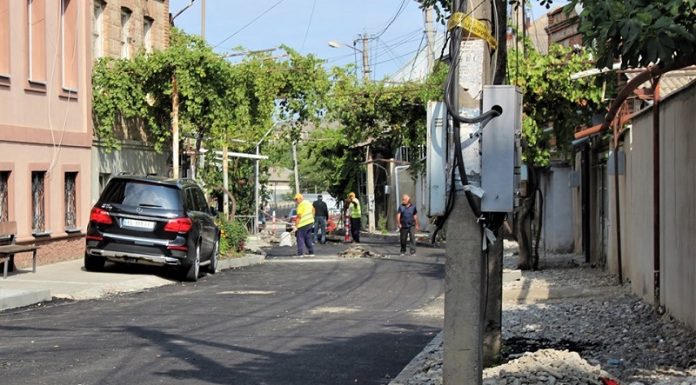 გორში ქუთაისის ქუჩის ნაწილის რეაბილიტაცია დასრულდა