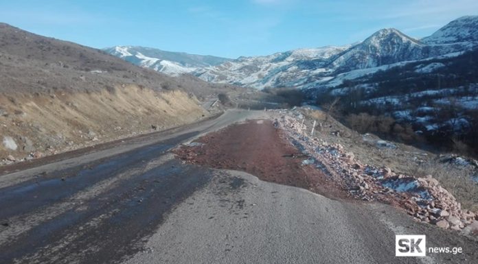 ასპინძაში ალტერნატიული გზის მშენებლობა მომავალ წლამდე გადაიდო