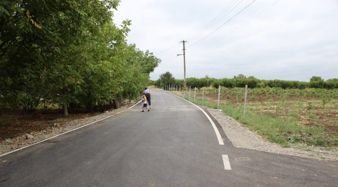 გურჯაანში, ნუცუბიძის ქუჩაზე გზის სარეაბილიტაციო სამუშაოები დასრულდა