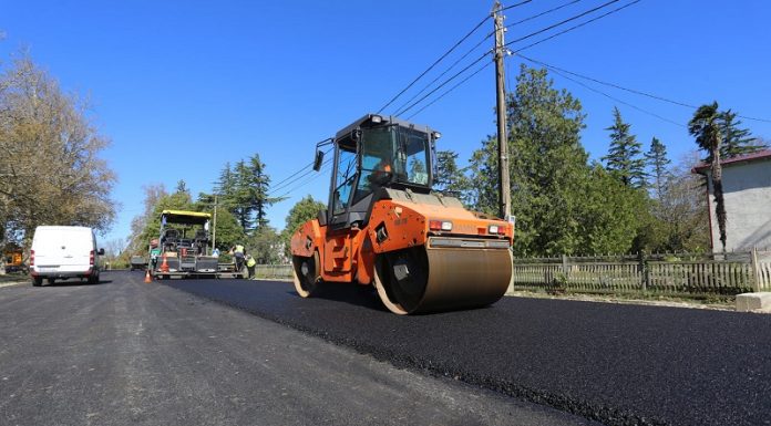 ქალაქ წნორში გზის რეაბილიტაცია მიმდინარეობს