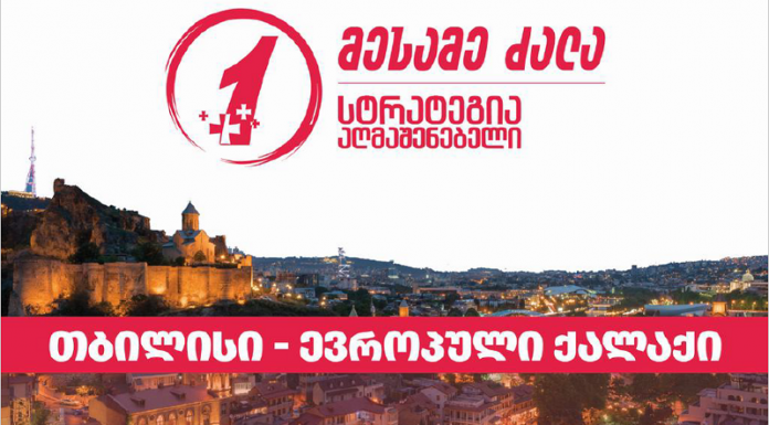 “თბილისი – ევროპული ქალაქი” – “მესამე ძალის” (სტრატეგია აღმაშენებელი) საარჩევნო პროგრამა