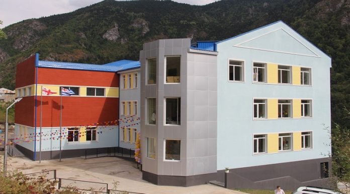 ხულოს სოფელ განახლებაში ახალი სკოლა აშენდა
