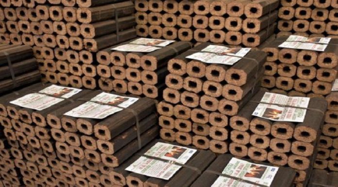 სამეგრელოში მერქნული ბიომასის ბრიკეტების ქარხანა გაიხსნა