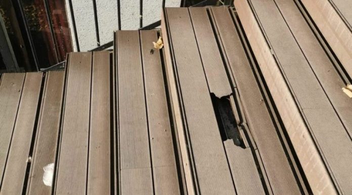 ნაცმოძრაობა: ხაშურში ახლადრეაბილიტირებული ხიდის კიბეები დაზიანდა