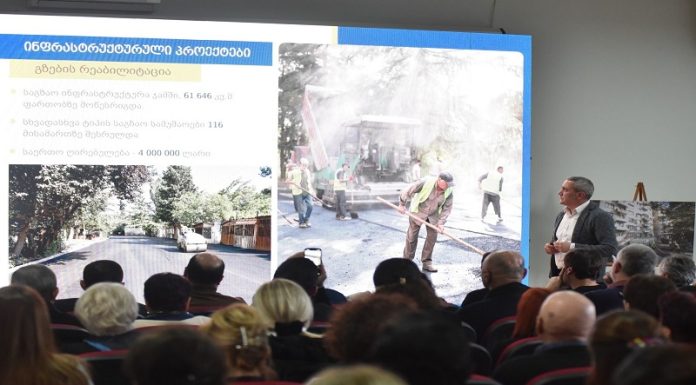 ნაძალადევის რაიონის გამგებელმა 2022 წლის საქმიანობის ანგარიში წარადგინა