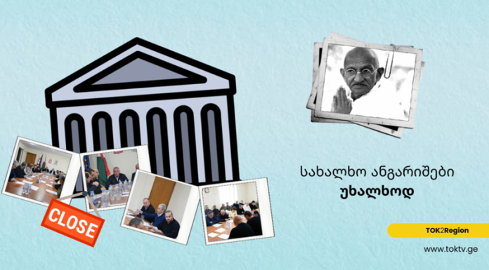 სახალხო ანგარიშები უხალხოდ – მერის ანგარიშები